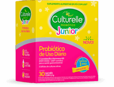Culturelle Junior Sache é um remédio para diarreia em crianças e adolescentes eficaz