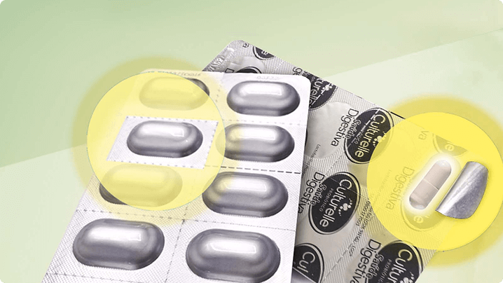 escolha culturelle e tenha embalagens com alta tecnologia para preservar os probióticos nas capsulas